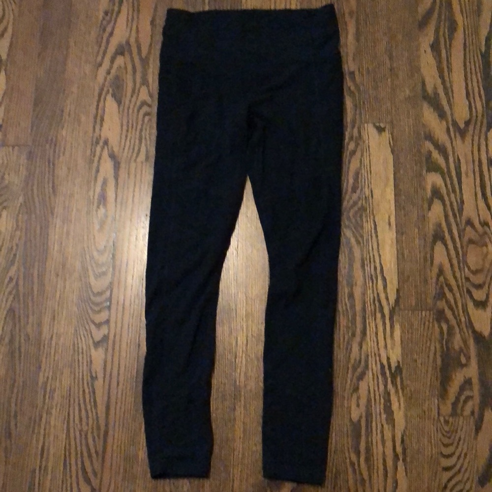 Athleta tights with ribbed detailing